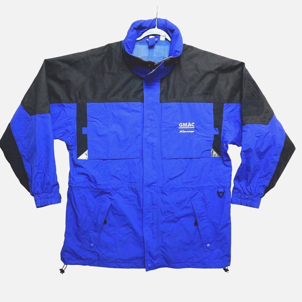 GMAC Racing Jacket Mens XL Blue Black Nylon Hendrick Motorsports Racing